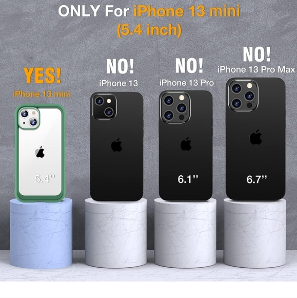 Iphone mini 13 case dark green - Picture 2 of 11